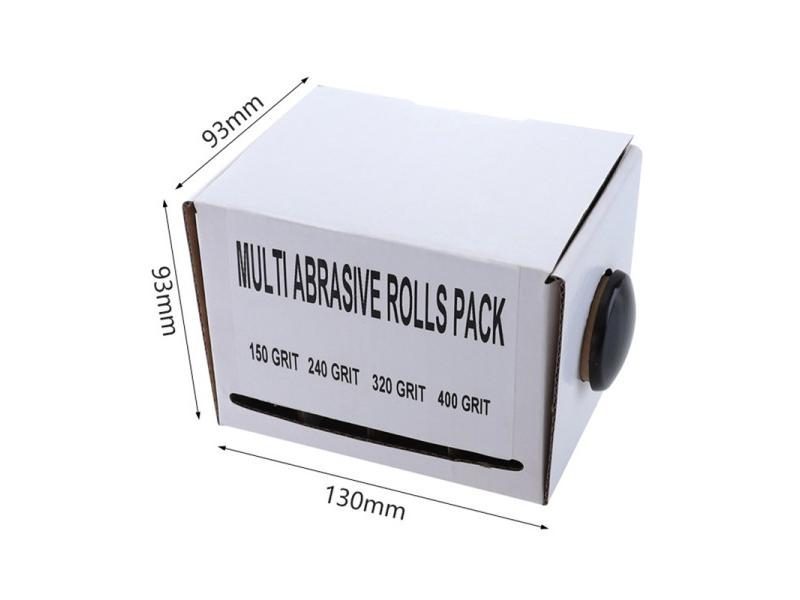 Multi Abrasive Rolls Pack Removable Emery Cloth Roll Soft Emery Cloth Roll Dry Carousel 1