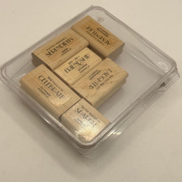 Stampin' Up! Sweet Serendipity Mixed Lot of 6 Stamps Carousel 1