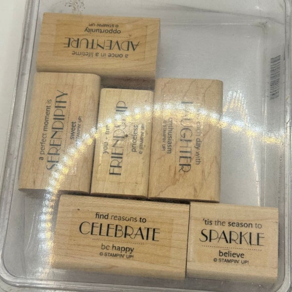 Stampin' Up! Sweet Serendipity Mixed Lot of 6 Stamps Carousel 2