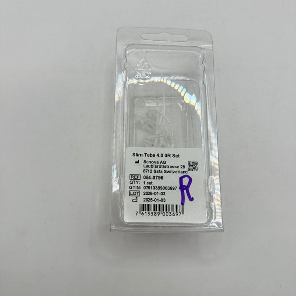 Sonova Slim Tube 4.0 0R Set (Right Ear, Size 0) Replacement Carousel 1