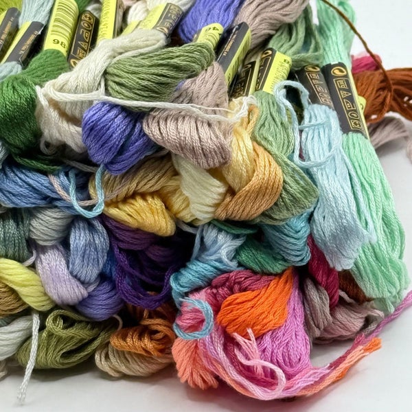 Bulk 100 pc Bundle of 100% Cotton Embroidery Floss Carousel 5