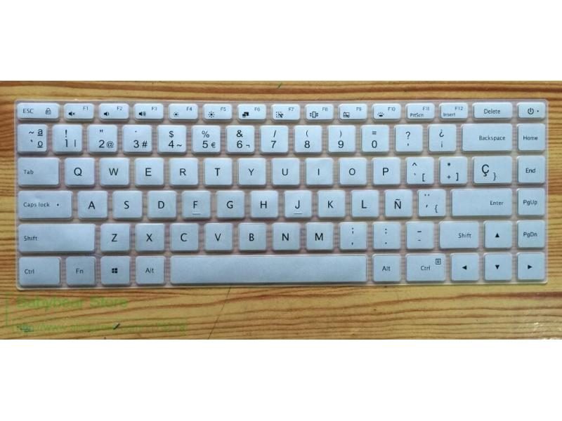 Powforward 15 Inch Spanish Soft Silicone Keyboard Cover Skin Protector Case Carousel 1