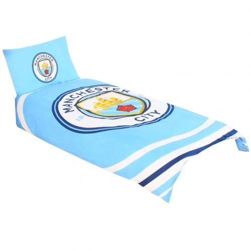 Manchester City FC Pulse Single Duvet Set Carousel 1