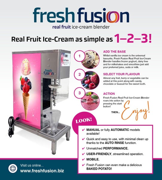 FRESH FUSION REAL FRUIT ICE CREAM BLENDER Carousel 1
