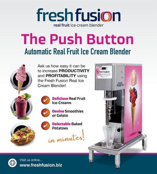 FRESH FUSION REAL FRUIT ICE CREAM BLENDER Carousel 2