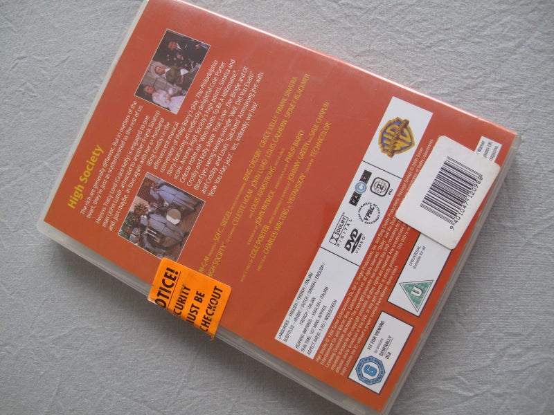 High Society (Bing Crosby / Grace Kelly / Frank Sinatra) DVD :)64458862522242111