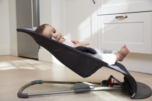 BabyBjorn: Bouncer Bliss Mesh - Anthracite Carousel 5