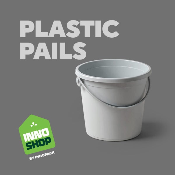 5 LTR BLACK PLASTIC PAIL & LID (MIN 10) $3.50 each PAIL & LID Carousel 2