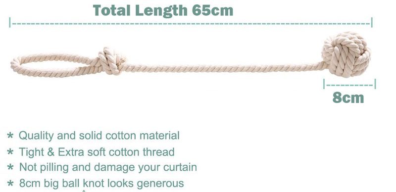 2pcs Curtain Tie Backs Carousel 18