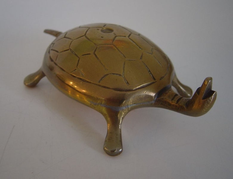 Brass Dolphin and Turtle Carousel 2