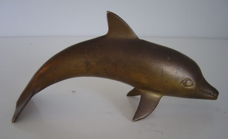 Brass Dolphin and Turtle Carousel 3