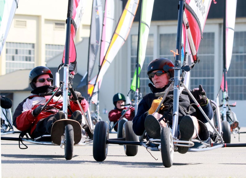 Blokart (land yacht) sailing experience voucher Christchurch Carousel 4