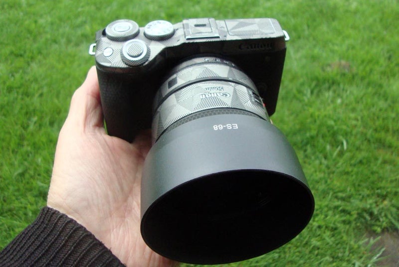 Canon EOS M6 Mark II + 50mm Lens + EF Adapter + Microphone + Speedlight64197989101185113