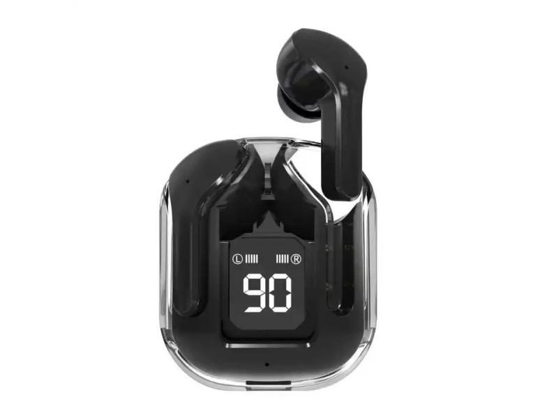 Hot TWS Wireless BT Headphones Earphones Transparent Mini Headset HIFI LED Carousel 1