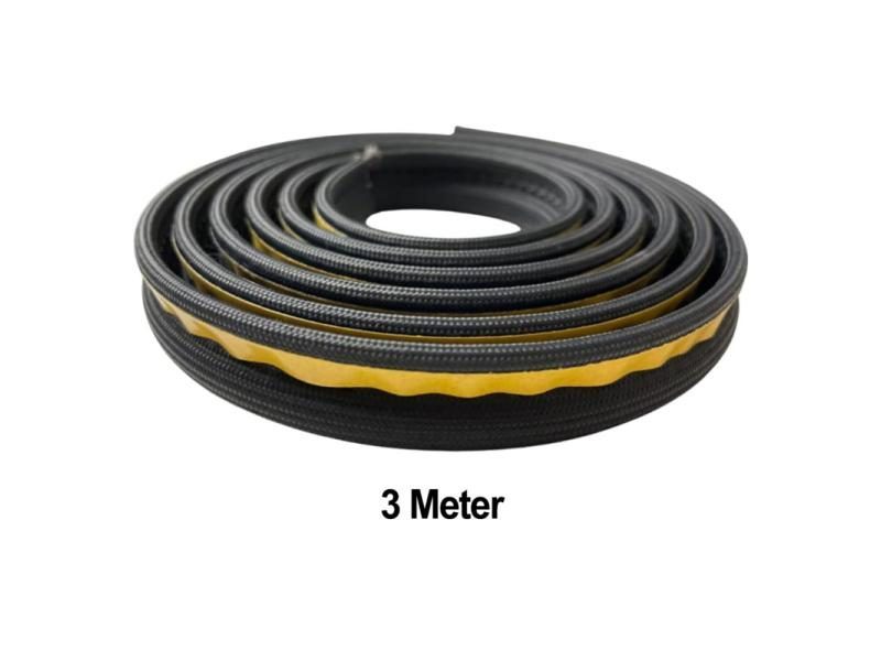 1 Pcs Self-Adhesive Stove Rope Door Seal Glass Yarns Diameter 10mm Width 18mm Carousel 1