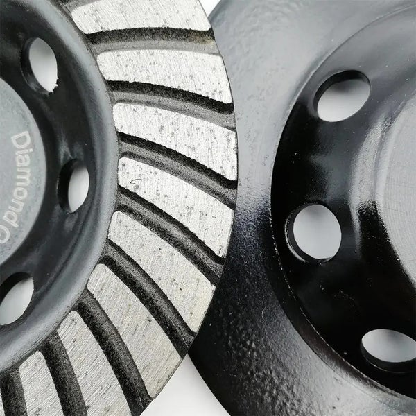 SHDIATOOL 2pcs 5inch Diamond Grinding Disc Cup Wheel Grinder Plate Concrete Carousel 1