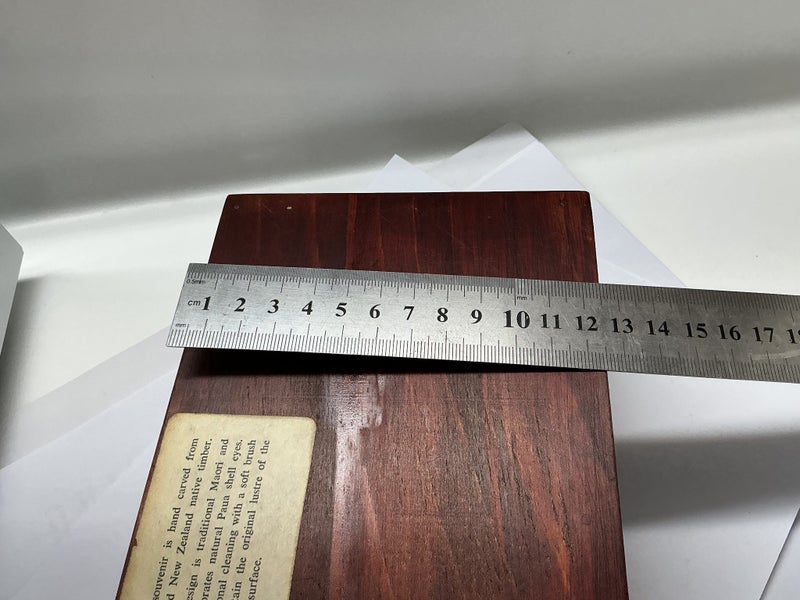 HAND CARVED JEWELLERY BOX with PAUA EYES - A SOUVENIR TO KEEP Carousel 8