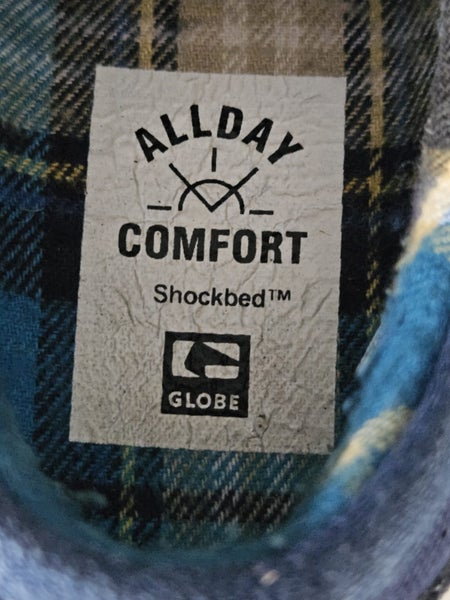 Globe Kids Skate Shoes – Navy Suede / Brown Laces – Outer Sole 22 cm Carousel 5