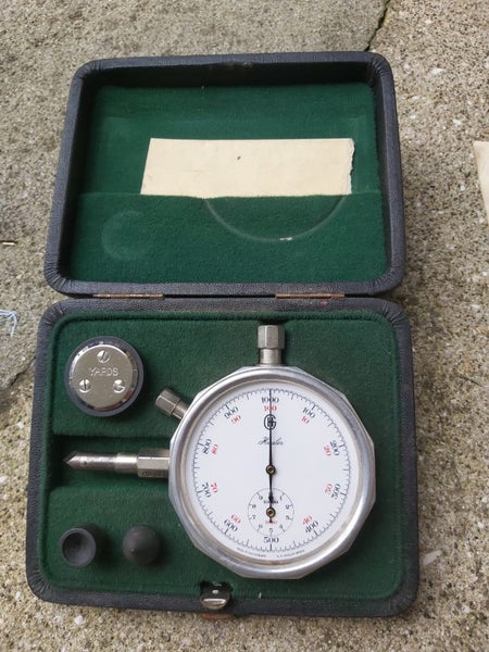 Vintage Hasler Berne Hand Tachometer SWISS MADE--$1 RES Carousel 1