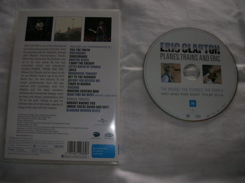 DVD - Eric Clapton - Planes Trains and Eric Carousel 2