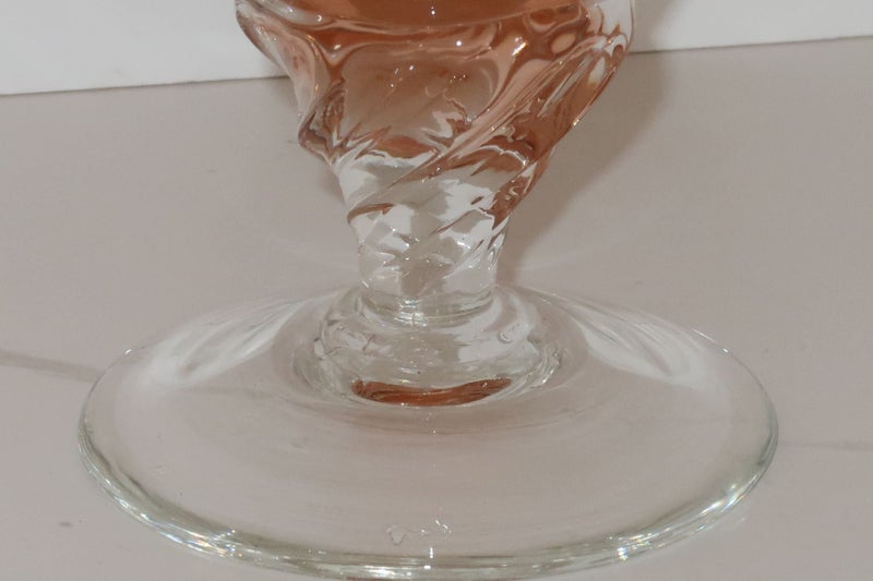 ***MID CENTURY HANDCRAFTED ITALIAN EMPOLI PINK ART GLASS OPALINE PITCHER*** Carousel 2