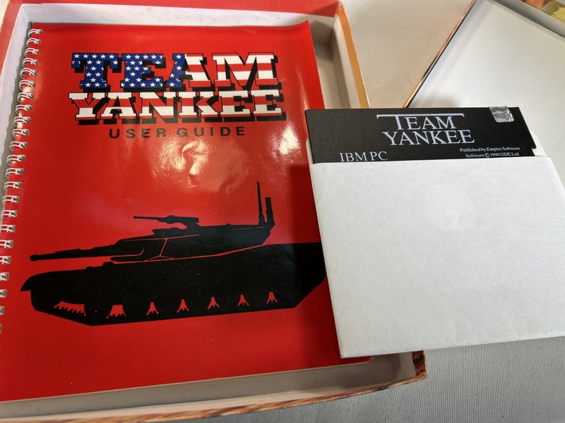 Team Yankee PC 5.25" Floppy. 1990. Carousel 2