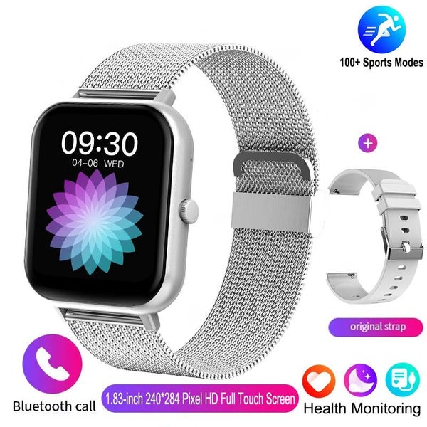 NNEOBA Smart Watch Fitness Tracker Silver Carousel 3