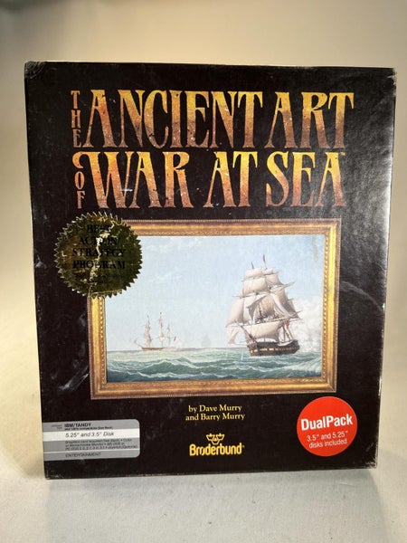 The Ancient Art of War At Sea PC 5.25" Floppy. 1988. Carousel 1