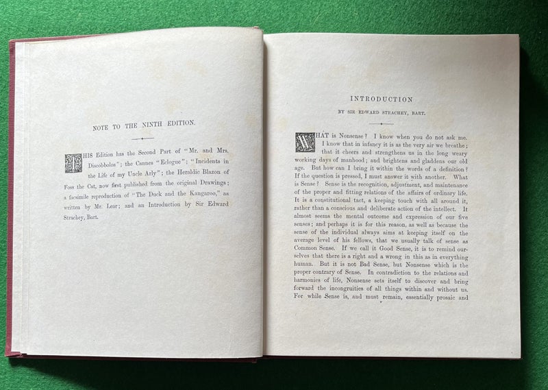 Nonsense Songs & Stories - Edward Lear , Illustrated by Sir Edward Strachey64541515049730112