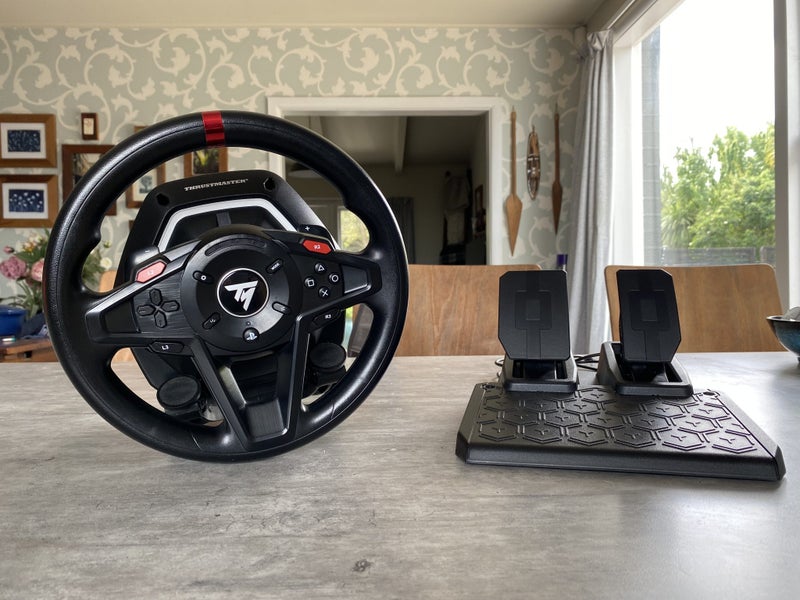 Thrustmaster T128 Racing Wheel & Pedals – PS4/PS5/PC, Force Feedback Carousel 1