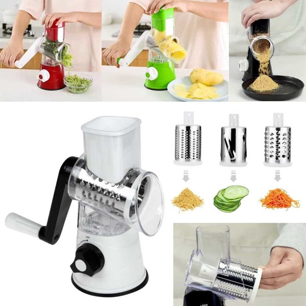 3 in 1 Manual Rotary Food Grater Set *Over Stocked* Carousel 1