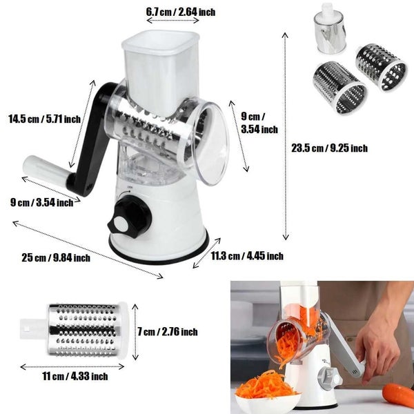 3 in 1 Manual Rotary Food Grater Set *Over Stocked* Carousel 2