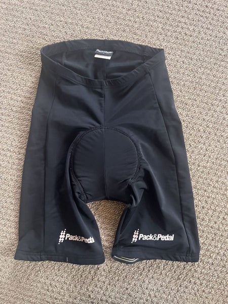 Pack & pedal padded cycle road shorts size L Carousel 1