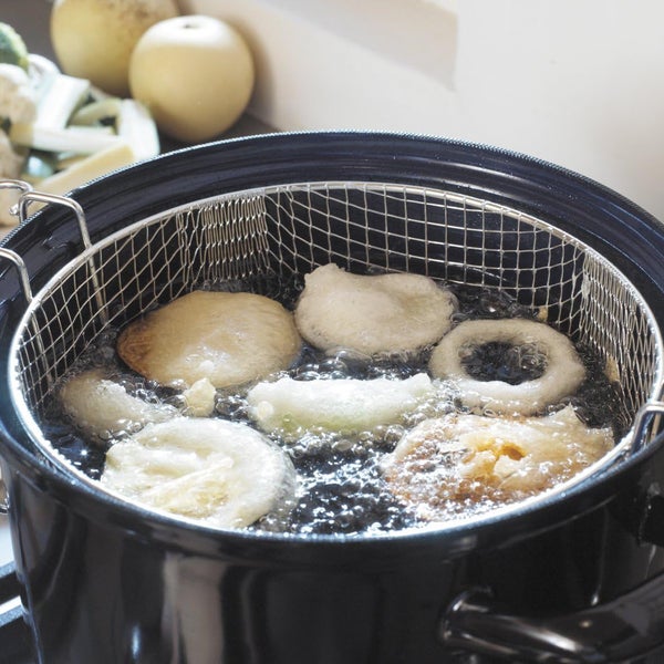 BK Fortalit Enamelled Steel Induction 24 cm/3L Deep Fryer Pot with Lid64063047080065111