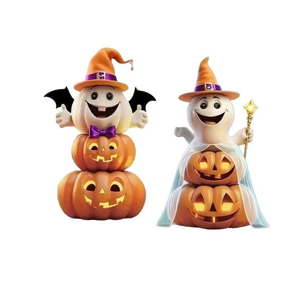 NNETM Halloween Garden Decorations with Poles (4pcs) Carousel 1