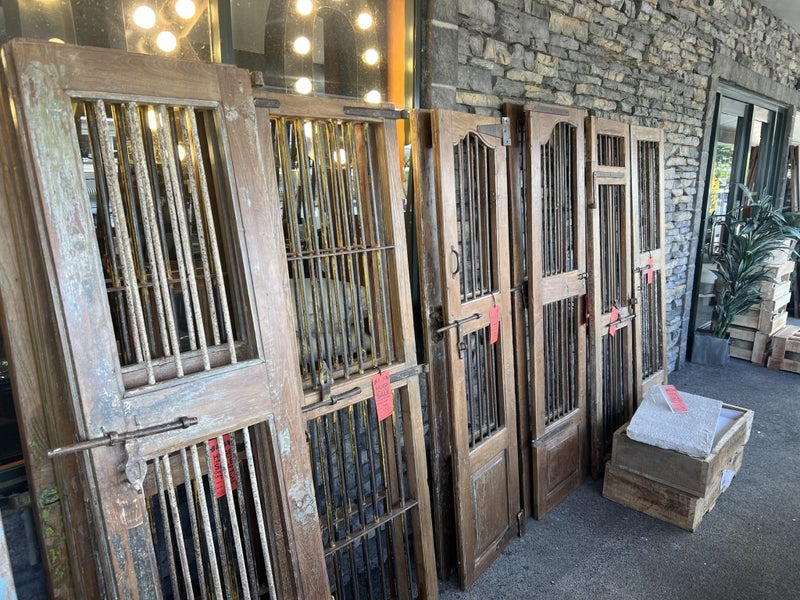 ORIGINAL VINTAGE TEAK DOG GATES Carousel 1