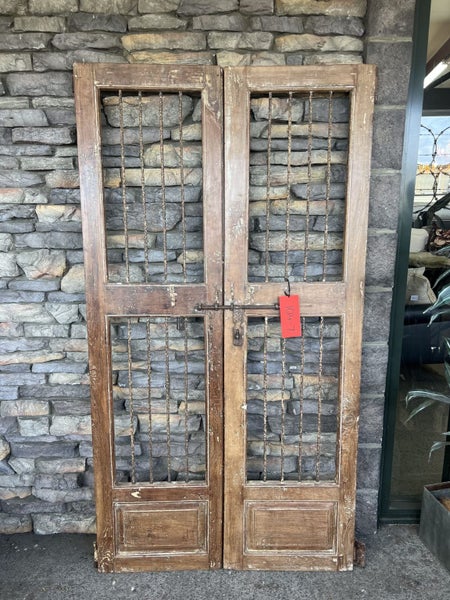 ORIGINAL VINTAGE TEAK DOG GATES Carousel 14