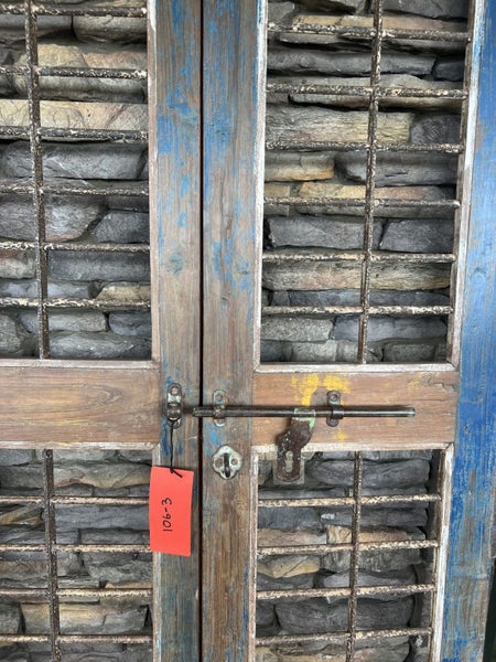 VINTAGE TEAK IRON DOORS Carousel 7