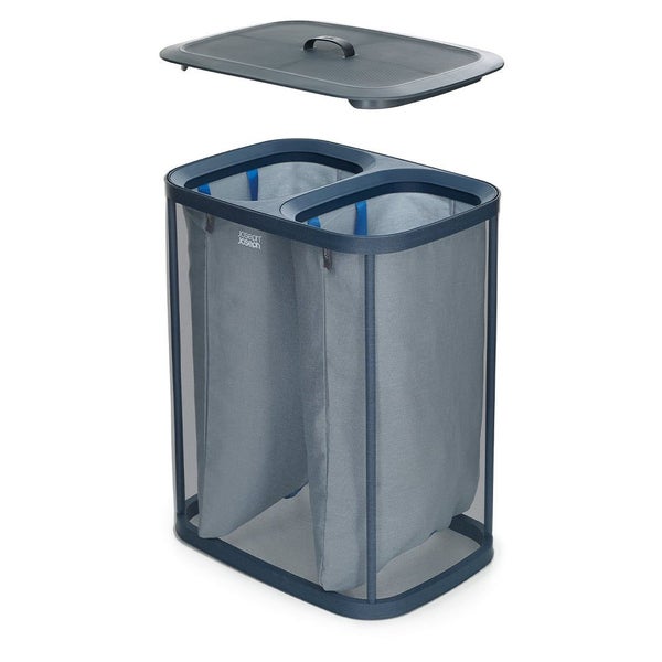 Joseph Joseph Tota 90L Laundry Separation Basket Carbon Black Carousel 6