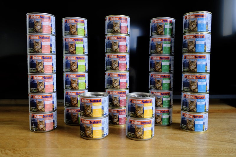Cheap box of Premium canned cat food! – Feline Natural x34 – **NO RESERVE** Carousel 1