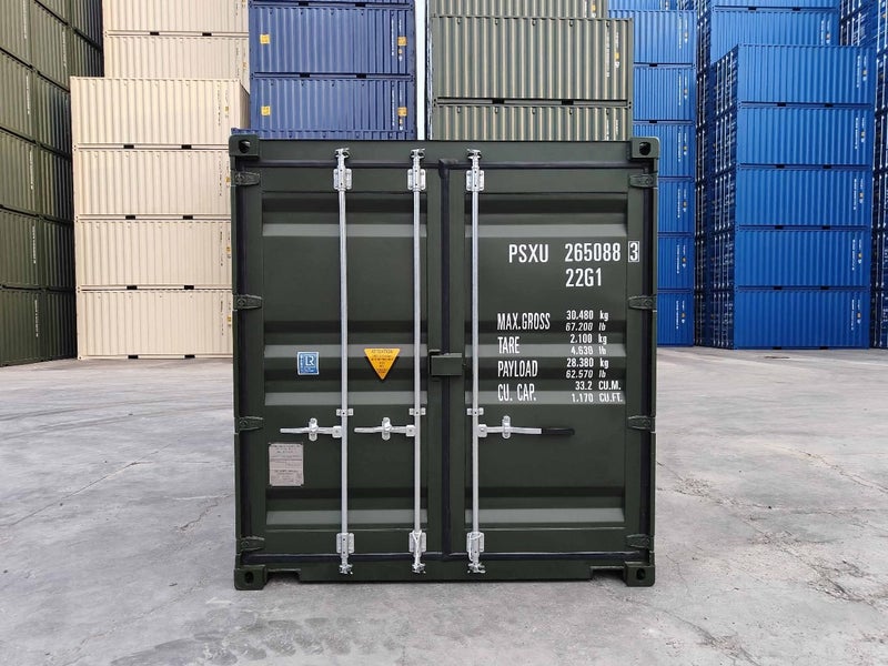 20ft Std New Build Shipping Container - Beige ,Black , Green64395123148802113