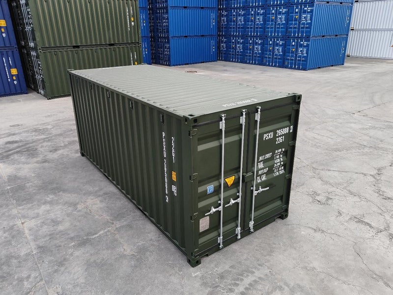20ft Std New Build Shipping Container - Green64063265169025113