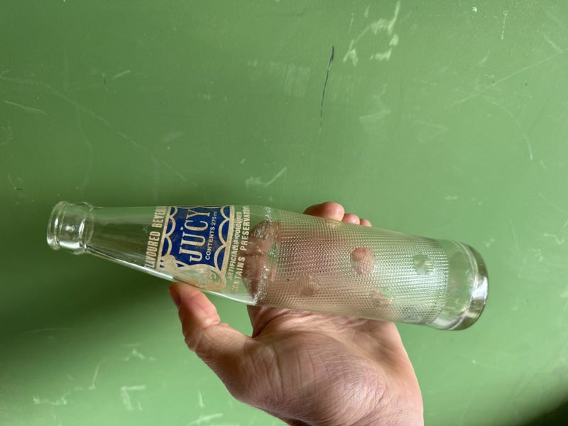 Vintage soda bottle Jucy Auckland made Carousel 6