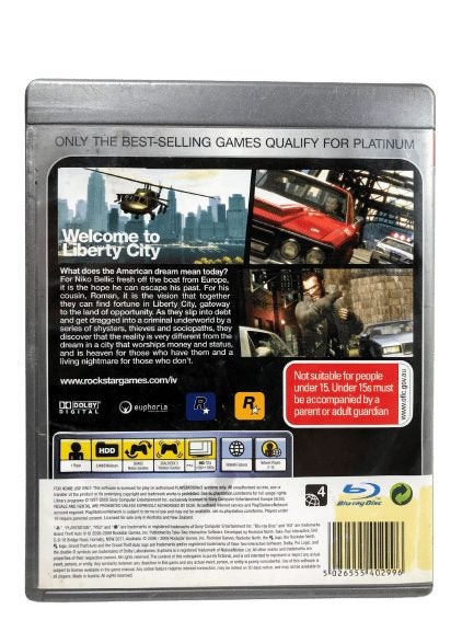 Grand Theft Auto IV (Grand Theft Auto 4) PS3 Carousel 3