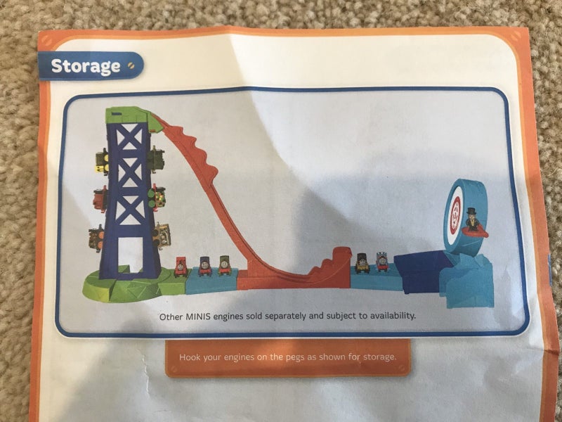 Thomas and Friends Minis Train Target Blast Stunt Set/Track Carousel 6