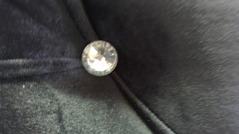 HEADBOARD-Ancona BUTTONED- QUEEN SIZE (BLACK Velvet) Carousel 4