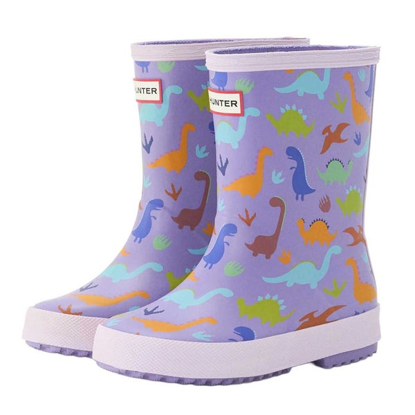 Hunter Childrens/Kids Dinosaur Wellington Boots Carousel 1