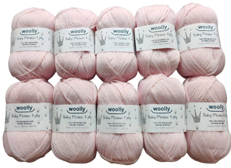 Woolly 4ply Baby Merino 10 Pack ***$70 Reserve***$RRP $89*** Carousel 1