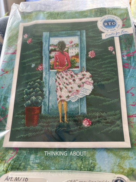 Thinking about cross stitch kit Carousel 1