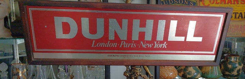 Dunhill store advertising sign Carousel 1